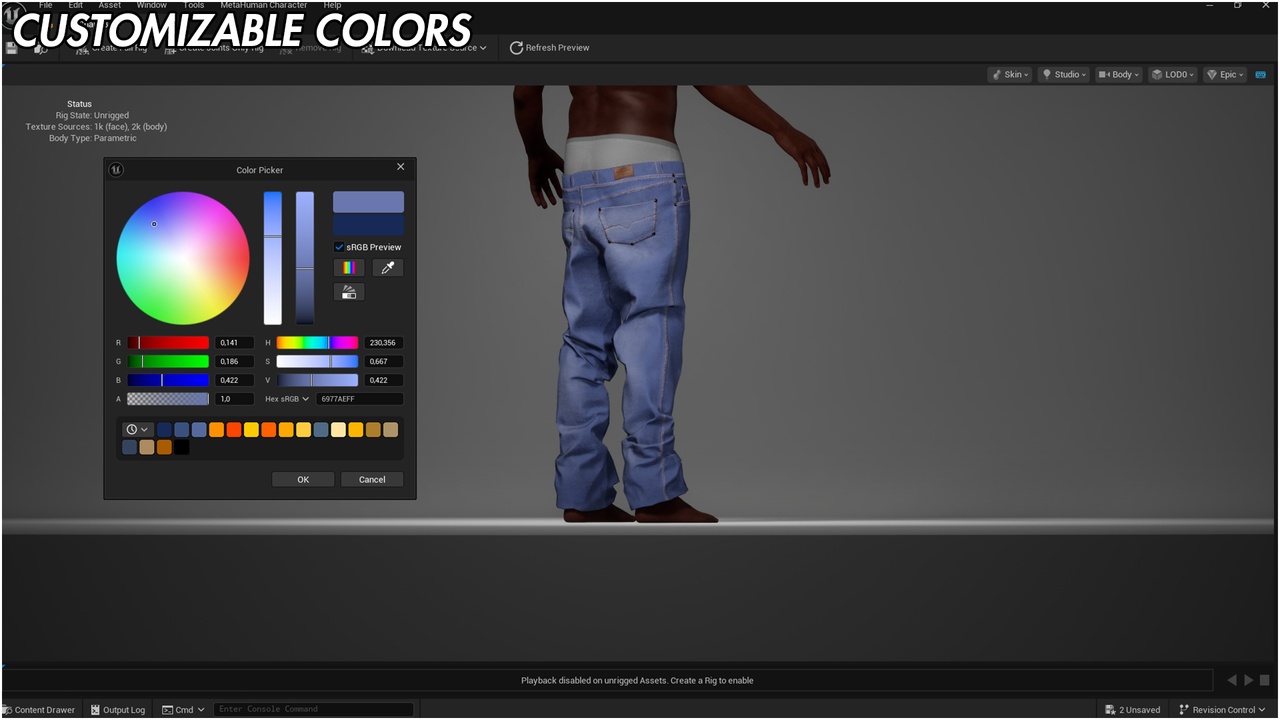 Media 1 for listing Oversized Saggy Low Waist Jeans (Hip-Hop Style)