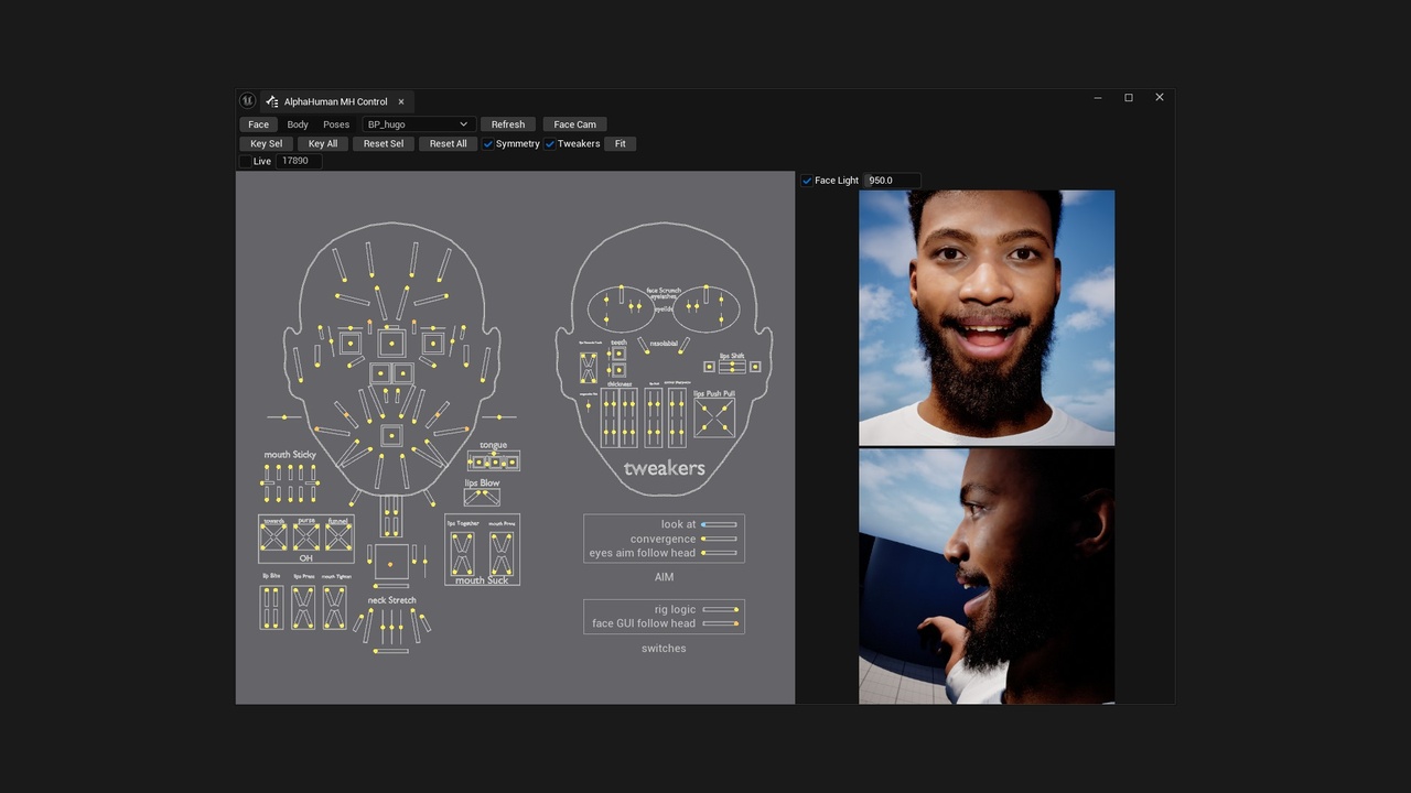 Media 1 for listing AlphaHuman Studio for Unreal
