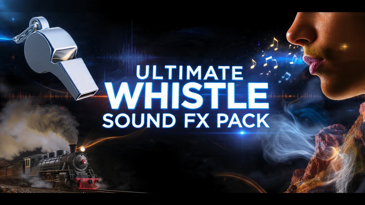 Media 1 for listing Ultimate Whistle Sound FX Pack – 200+ Realistic & Stylized Whistles