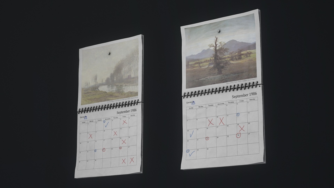 Media 1 for listing Wall Calendars – Game Ready Prop