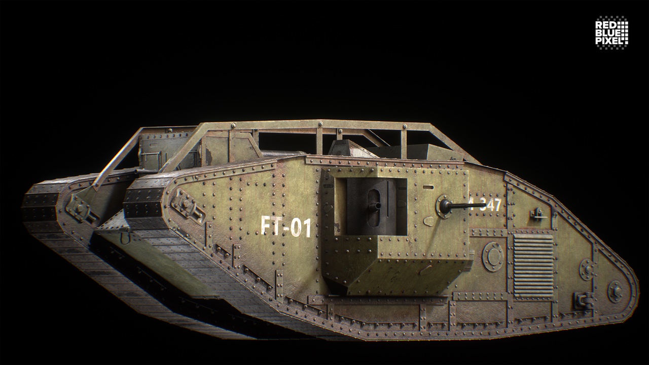 Media 1 for listing WW1 British Mark IV Male Vehicle/Tank