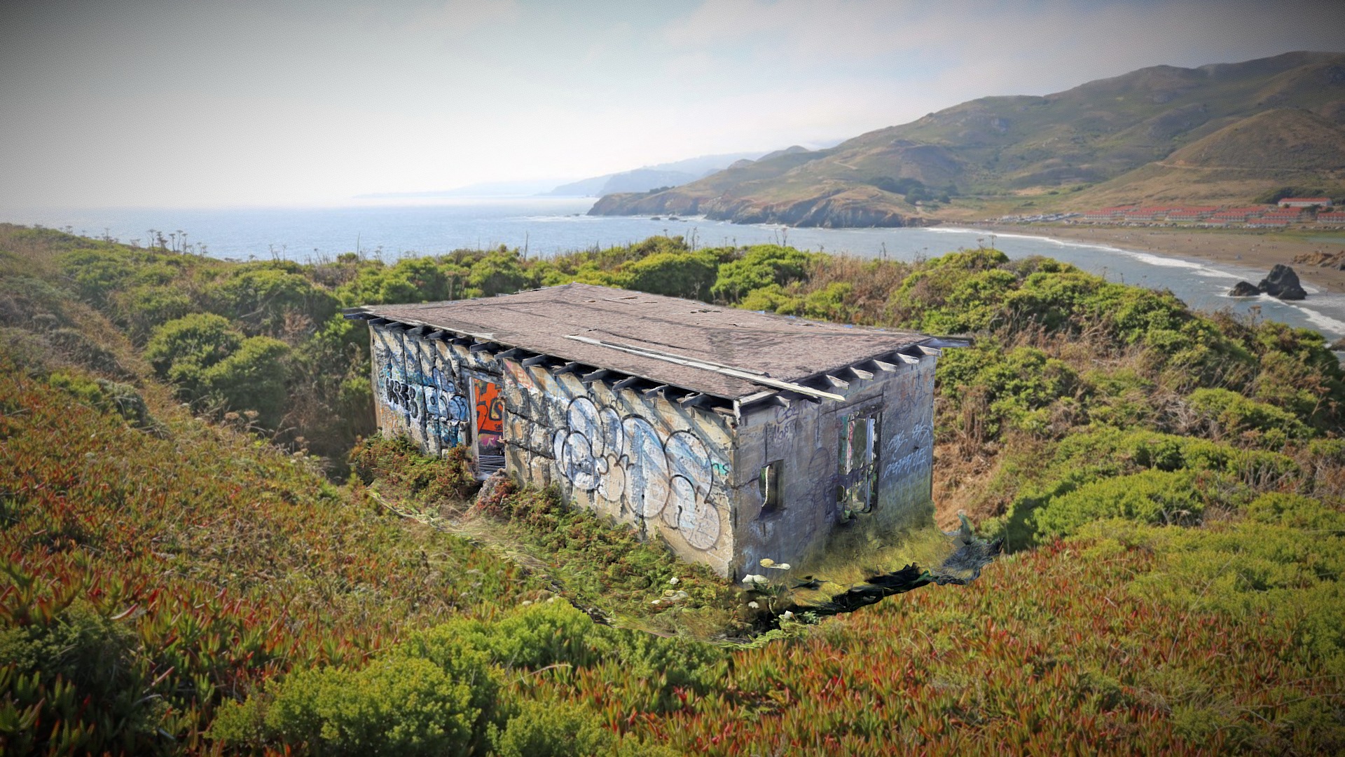 Military structure at Fort Barry - CA | Fab
