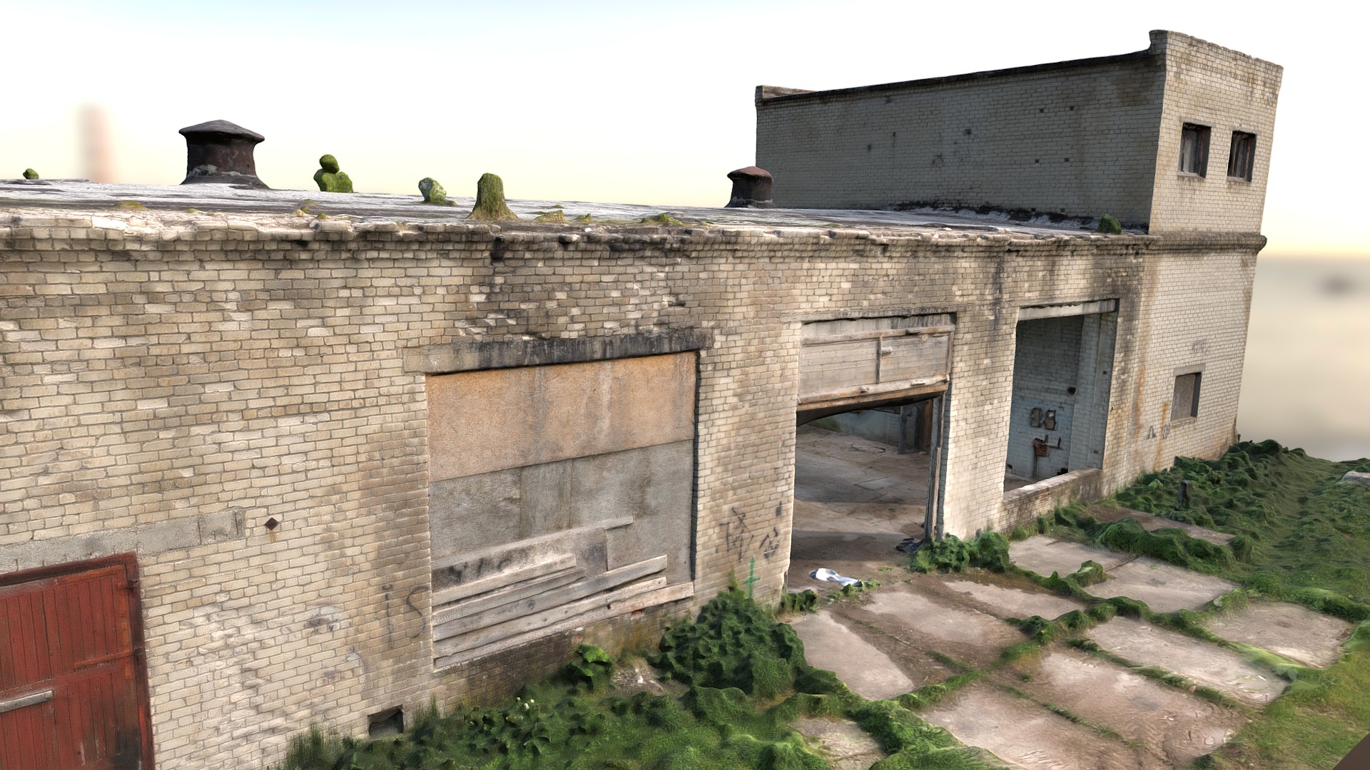 Soviet Factory With Interior | Fab