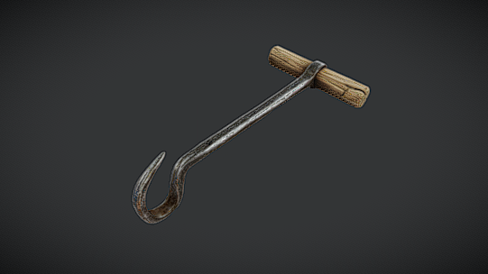 Medieval Hay Hook (4K PBR) | Fab