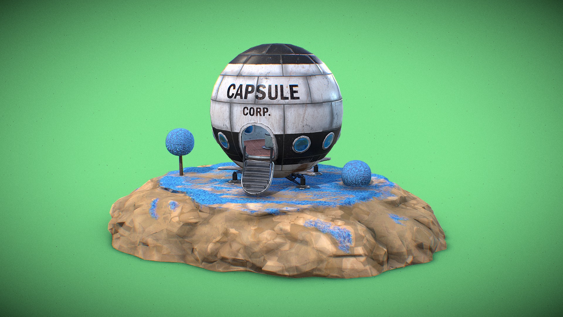 Capsule Corp Spaceship | Fab