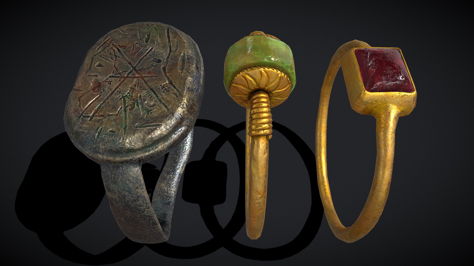 Rustic Ring Trio | Fab