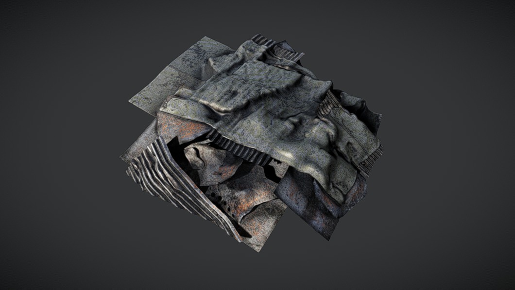 Trash Pile Canvas - 4K Textures | Fab