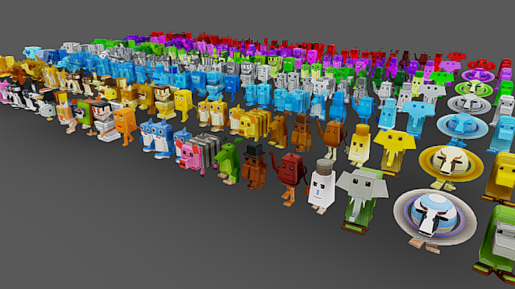 Brainrot Meme Animated Characters Mega Pack1 | Fab