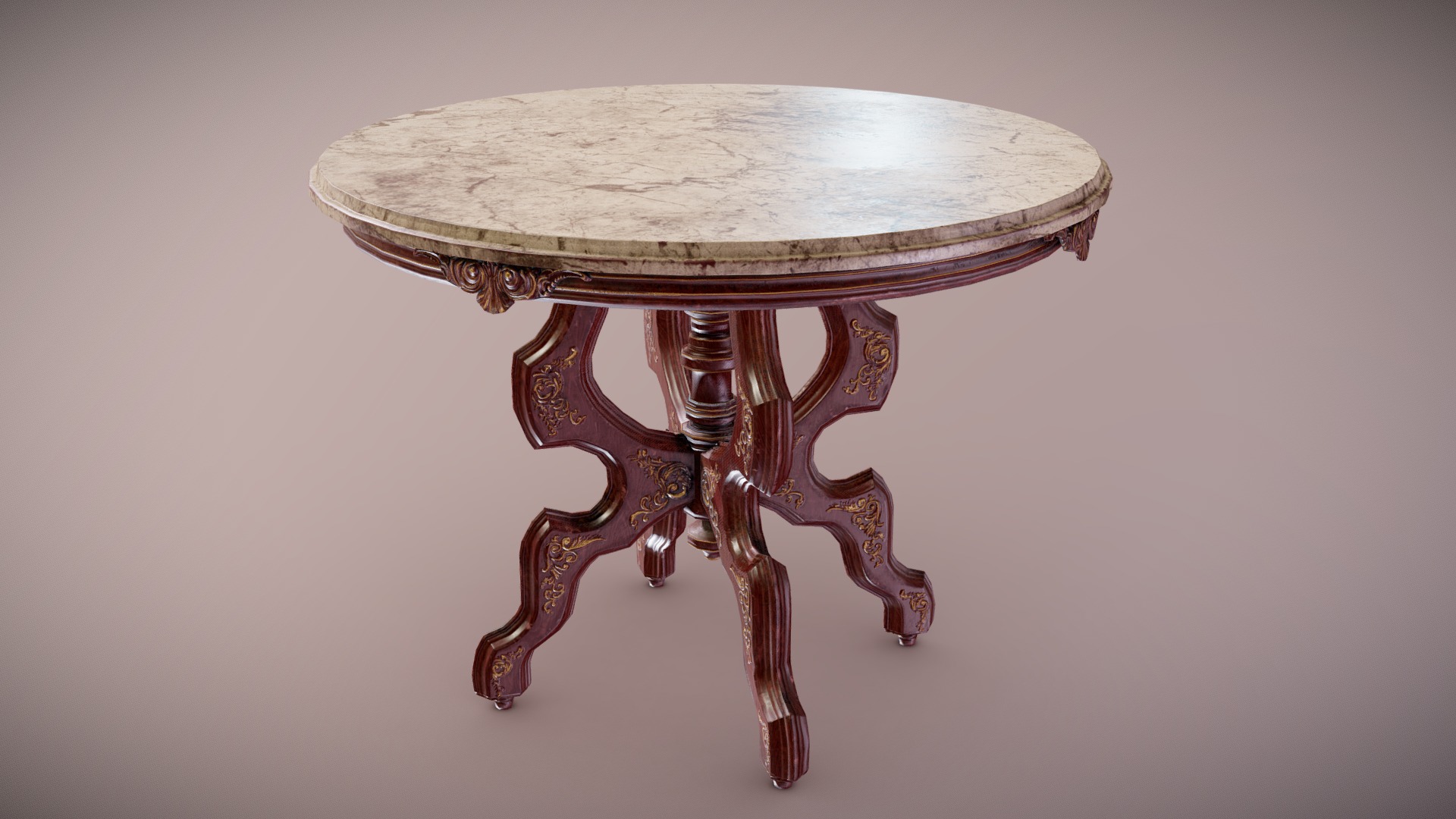 ATT - Table Marble - PBR Game Ready | Fab