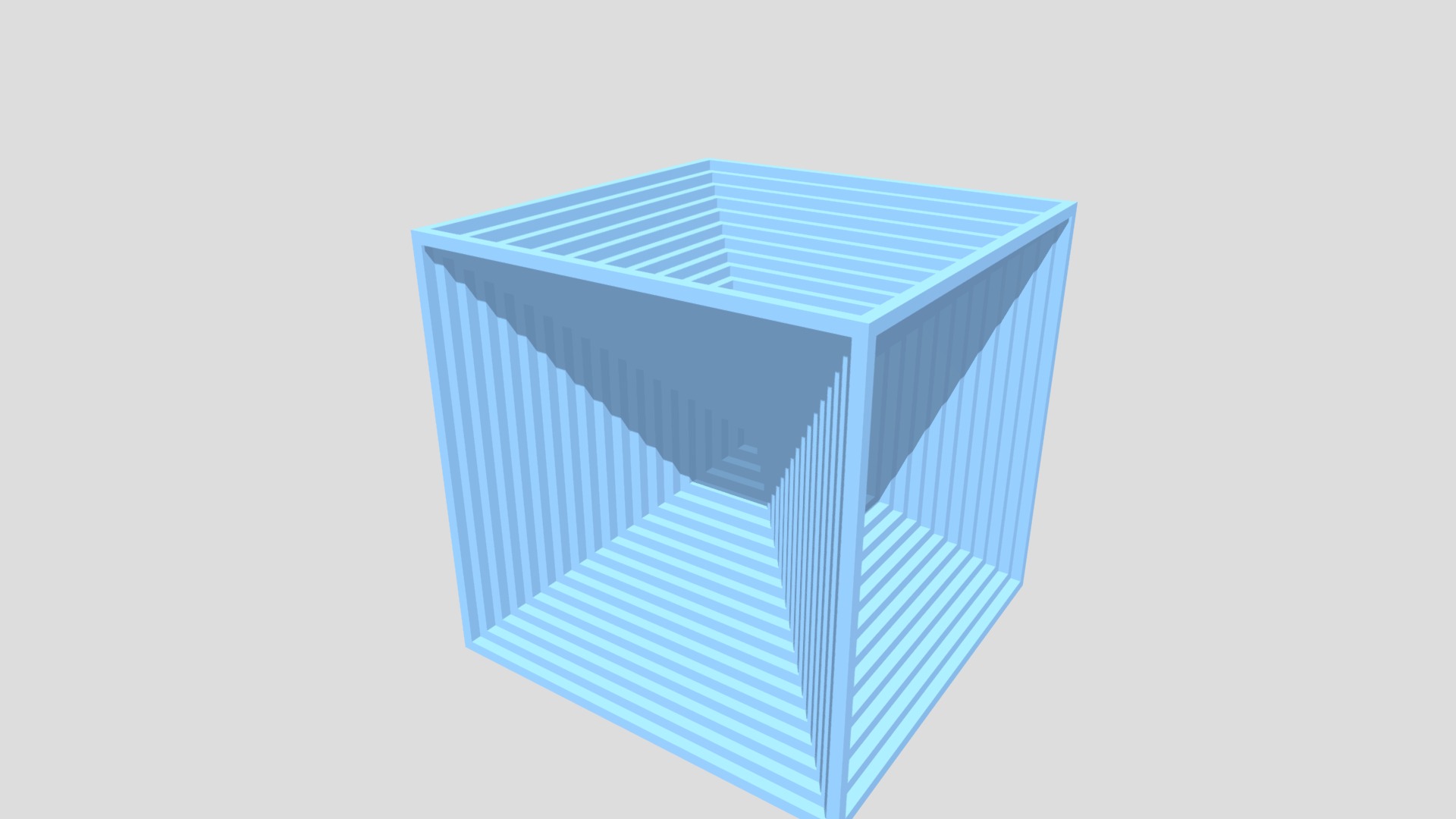 Infinite Cube Layers / Tunnel Cube | Fab