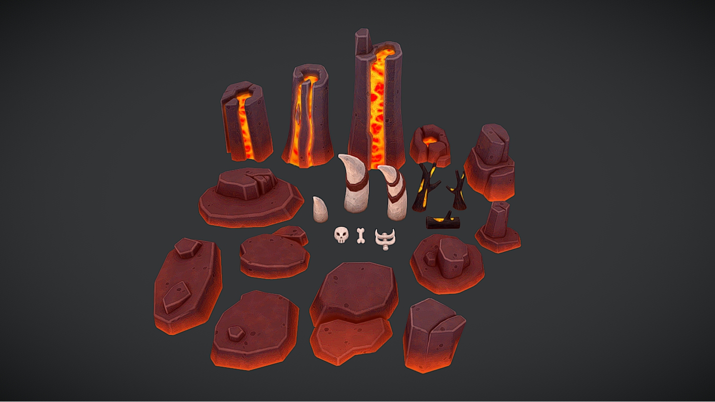 Stylized Lava Pack | Fab