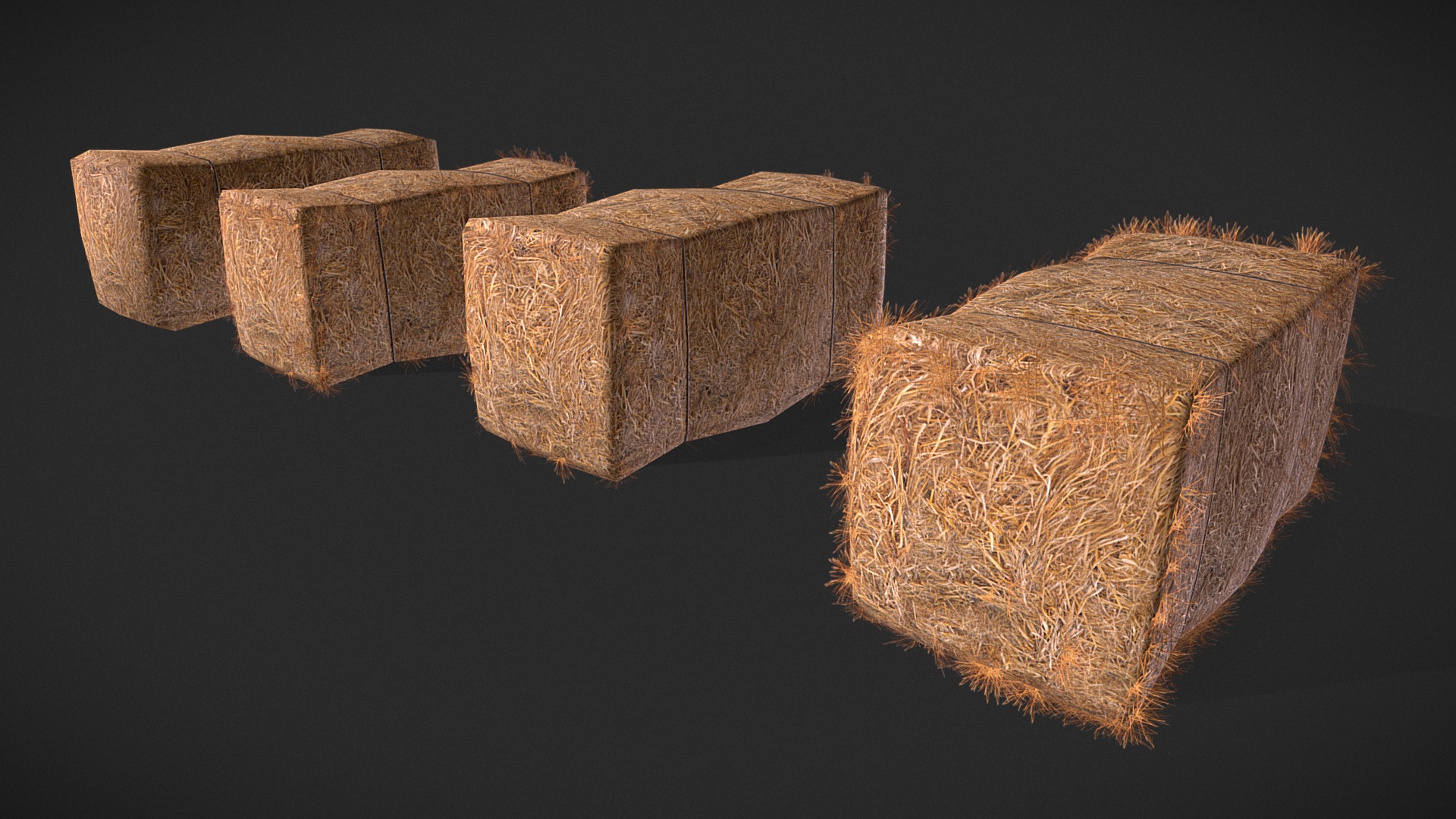 Hay Bale Set | Fab