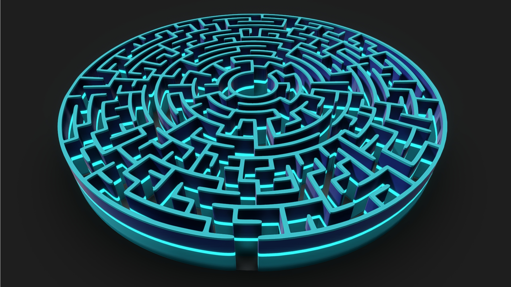 Sci-Fi Circular Maze Platform | Fab