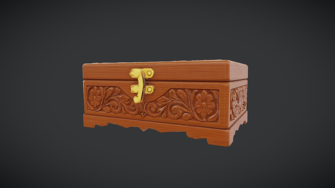 Carved Sandalwood Trinket Box - Free | Fab
