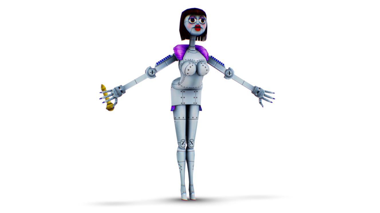 Woman - Silver Robot Singer - Female Robotic Machine - Slender ...