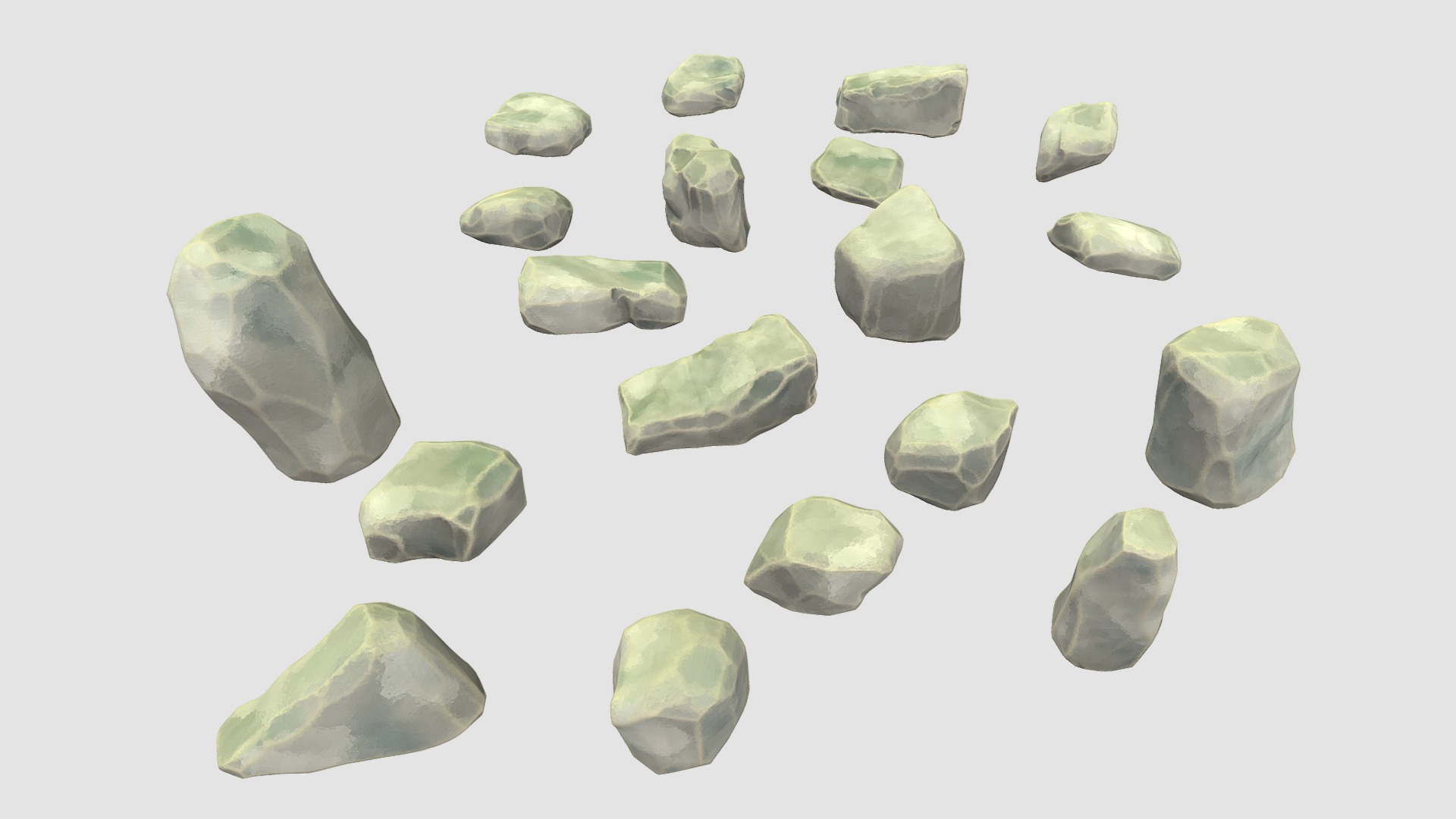 Low Poly Rocks for Game engine - unity or UE | Fab