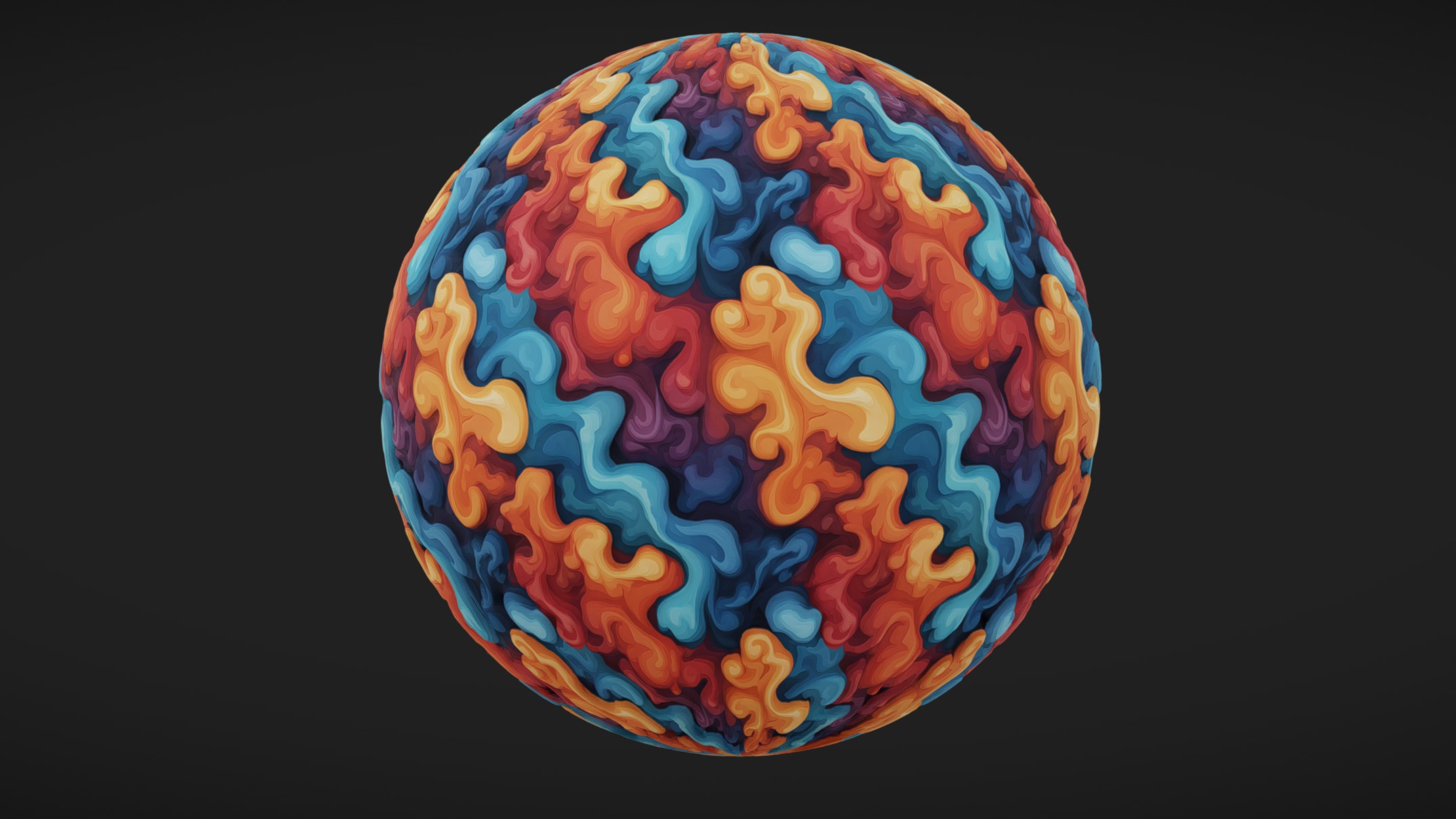 Stylized Alien Seamless Texture | Fab