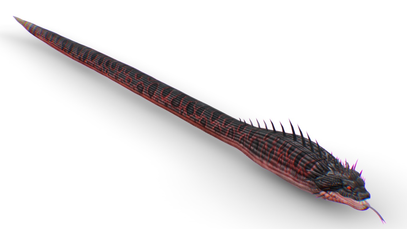 Anaconda Black - Serpent Snack - Python Mutant Monster | Fab