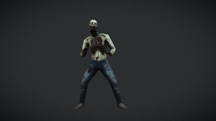 Retro Zombie Pack – Animated 3D Characters | Fab