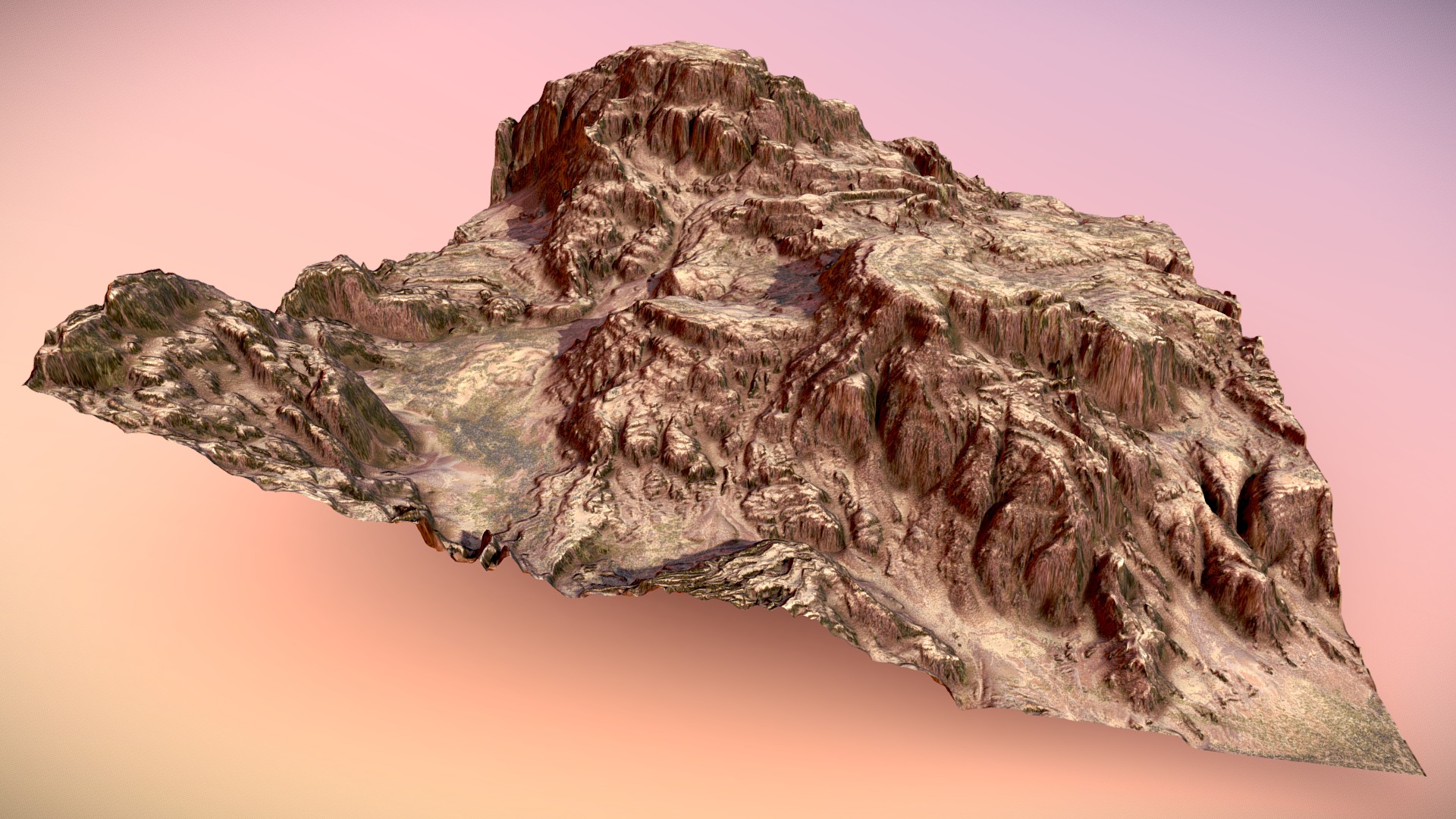 Arid Ridgeline Terrain | Fab
