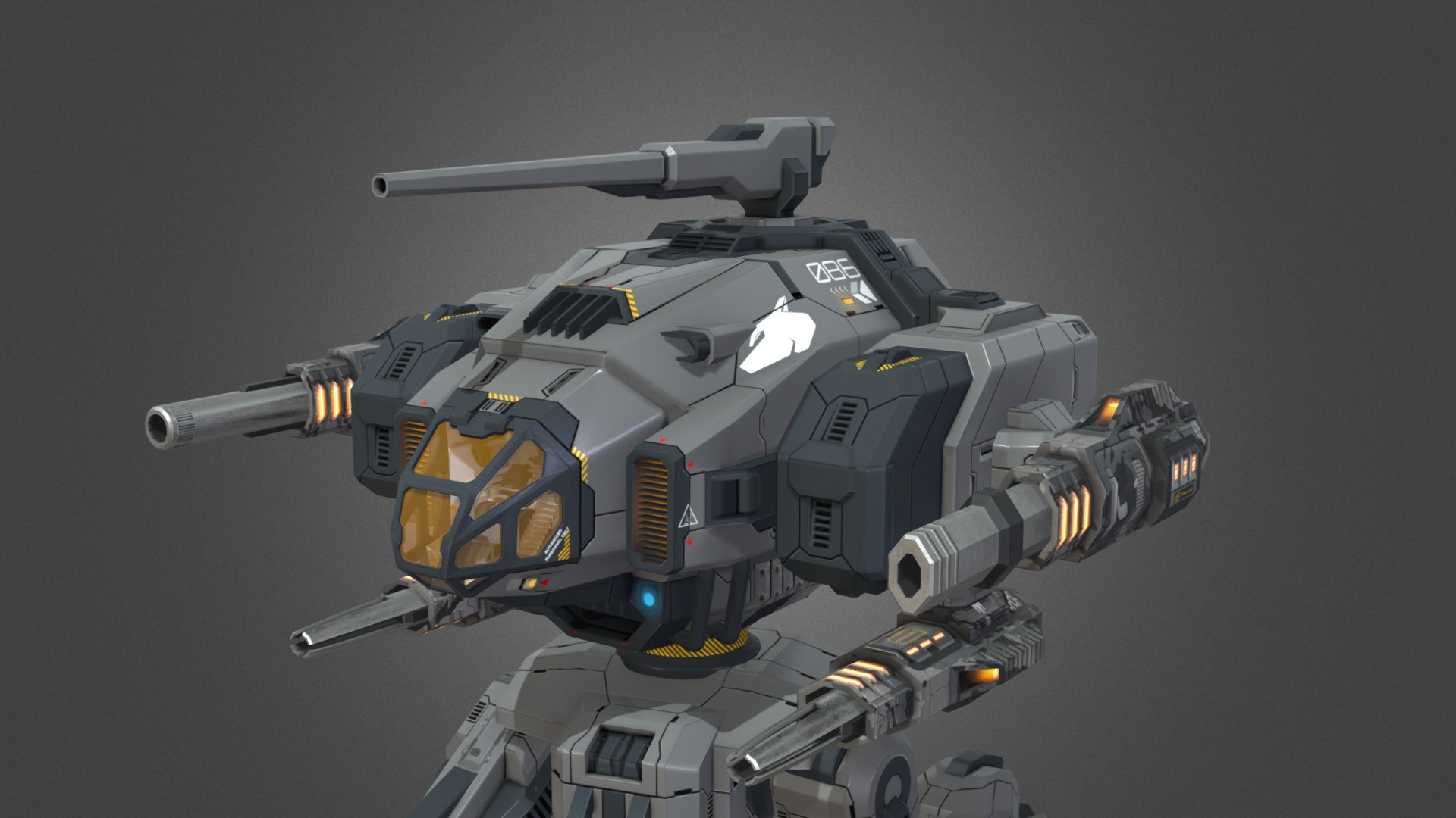 Werewolf - Lowpoly Animated Mech | Fab