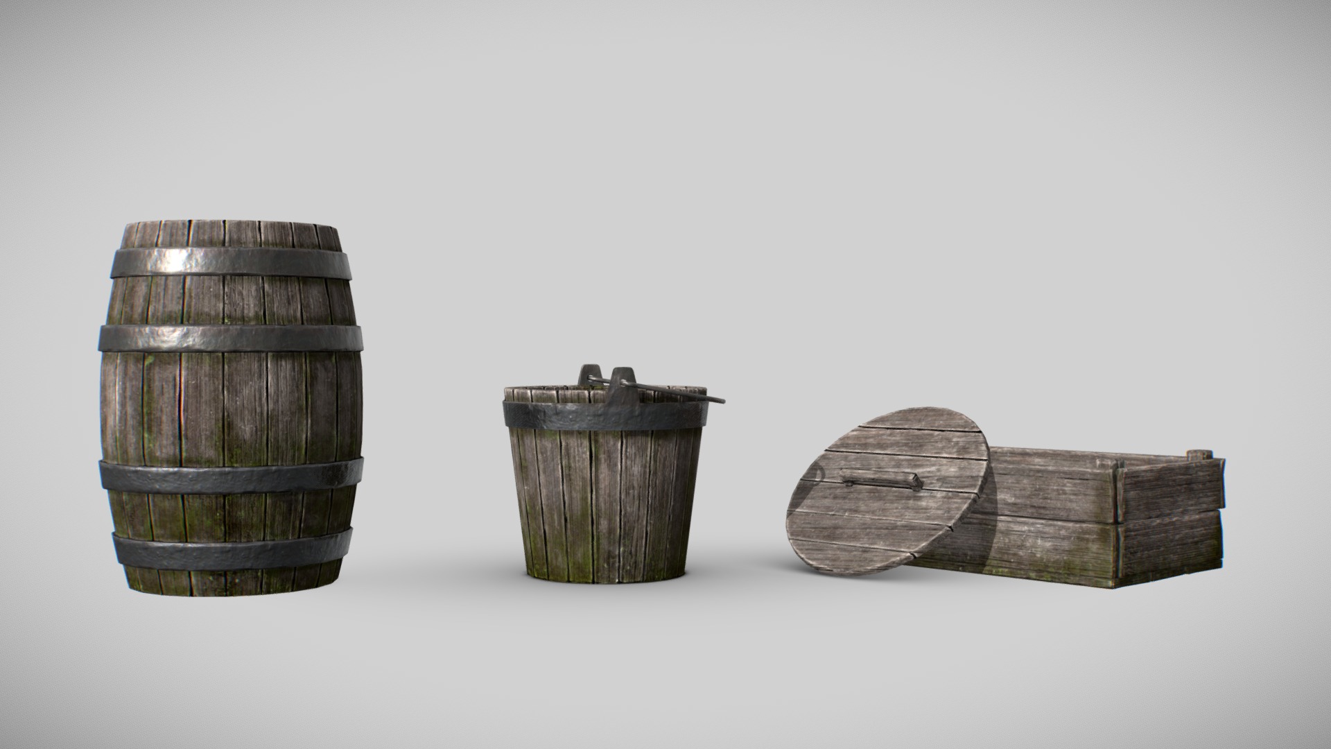 Medieval Props Set 01 | Fab
