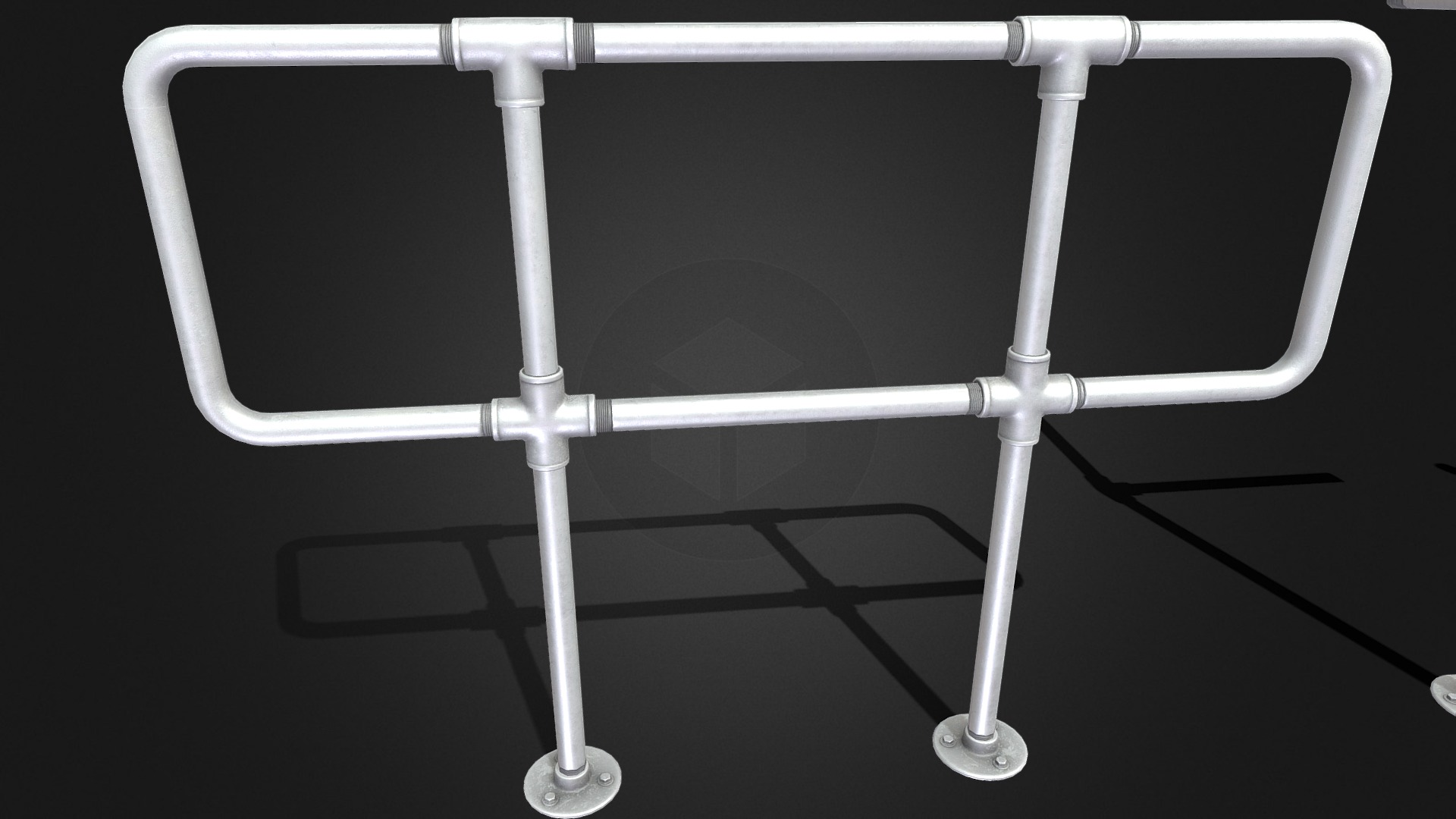 PBR VR Modular Rail Set Steel Version | Fab