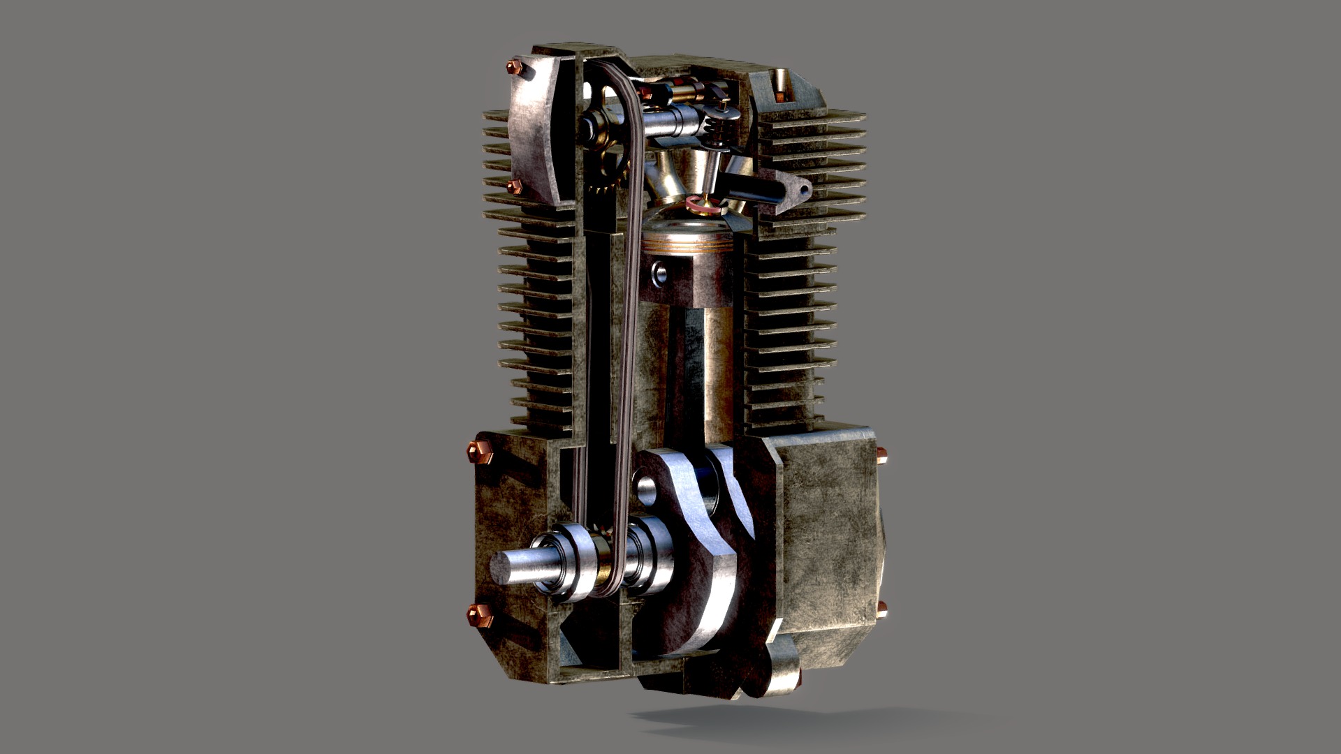 Realistic Engine - Internal Combustion Engine | Fab