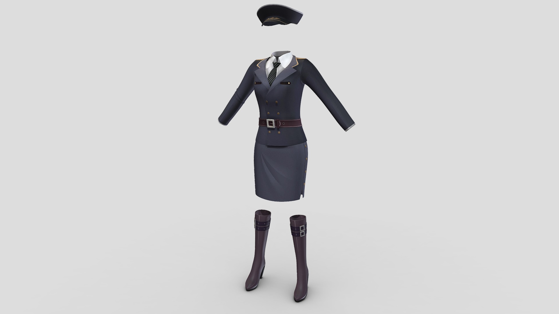 【✦モテ服✦ovy✦EURO✦military✦Jacket✦sizeL✦】 3D Model of Military Jacket crafted through Photogrammetry Scan