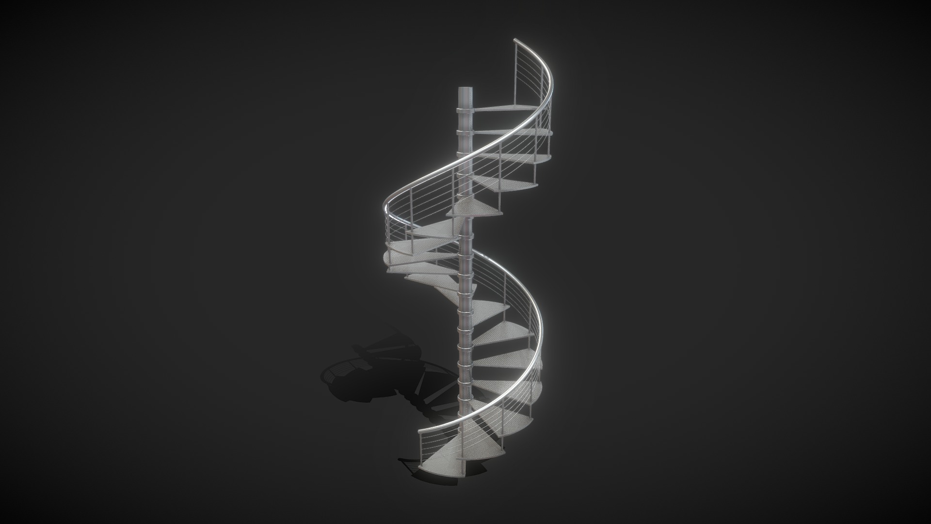 SPIRAL STAIRCASE / スパイラル・ステアケース Rintal Interior 55 Metal Spiral Staircase - Stair Solution