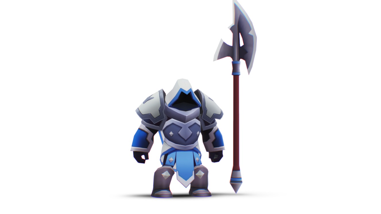 Spearman Medieval Soldier - Wraith Lancer Warrior - Cartoon Military ...