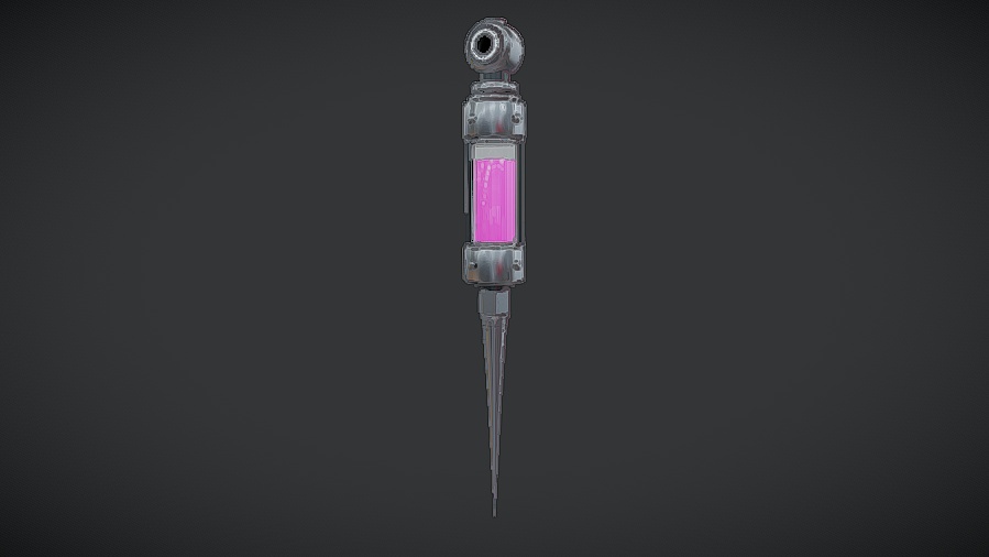 Violet Vial Spike | 4K PBR | 6 Finishes | Fab