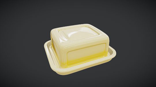 Stylized Butter Block (4K PBR) | Fab