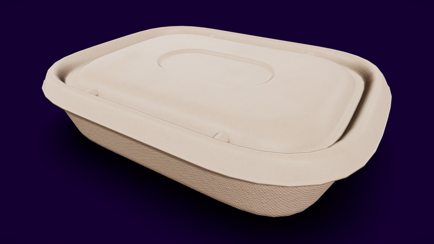 Round Food Cardboard Container - Disposable | Fab