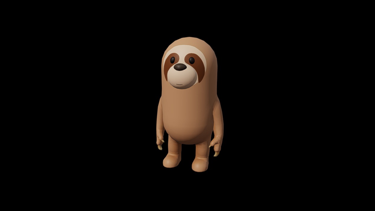 Rigged Sloth Character | Fab