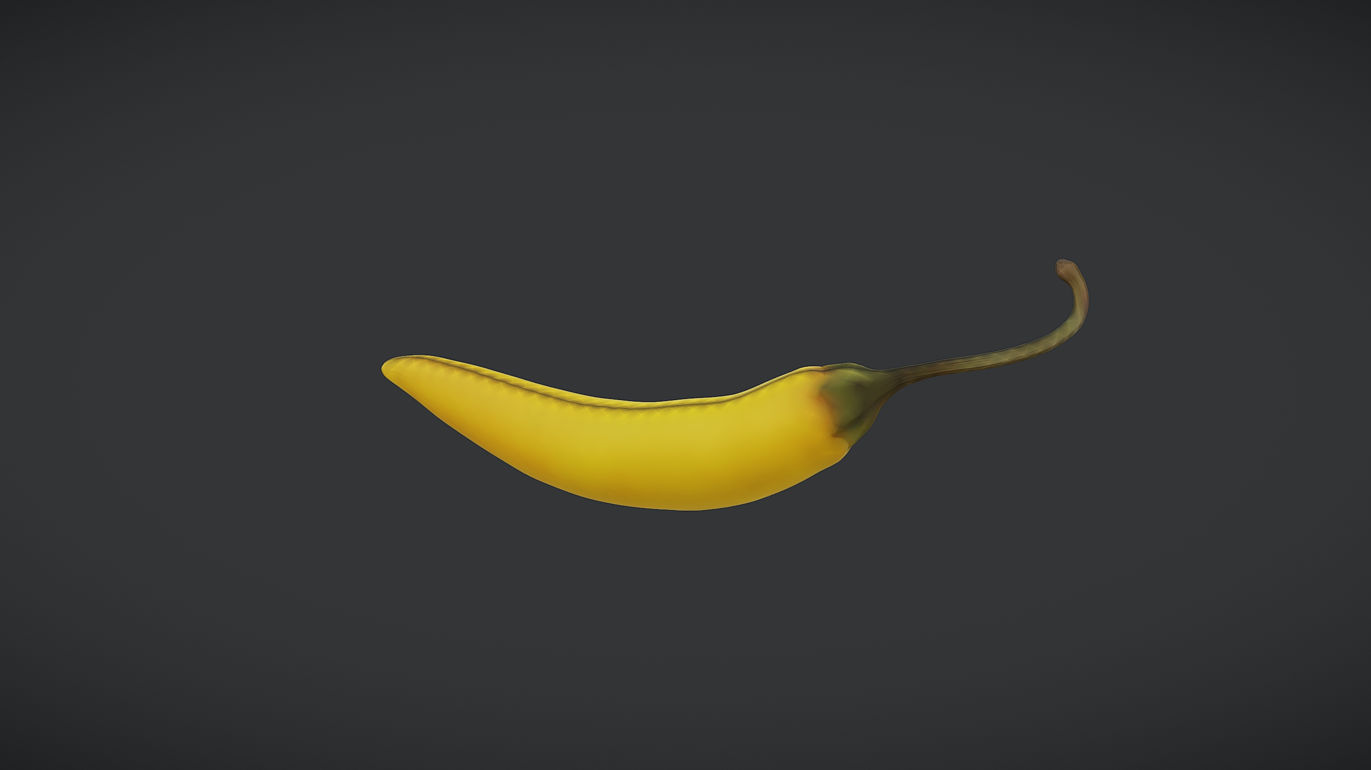 Yellow Chilli Pepper - Realistic Spicy Food Prop | Fab