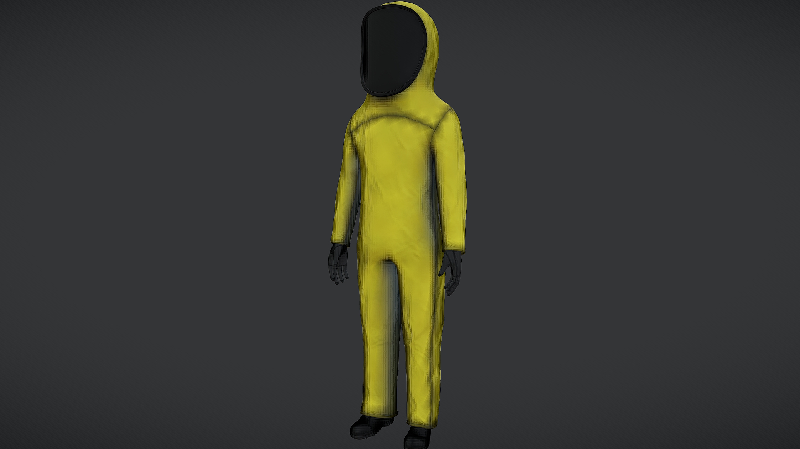 Protective Suit V5 - Weathered Hazmat Safety Coverall | Fab
