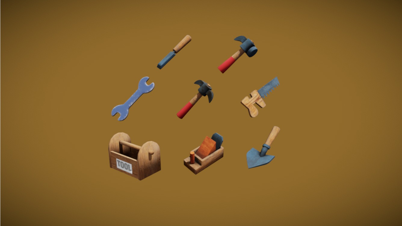 stylized tool pack | Fab