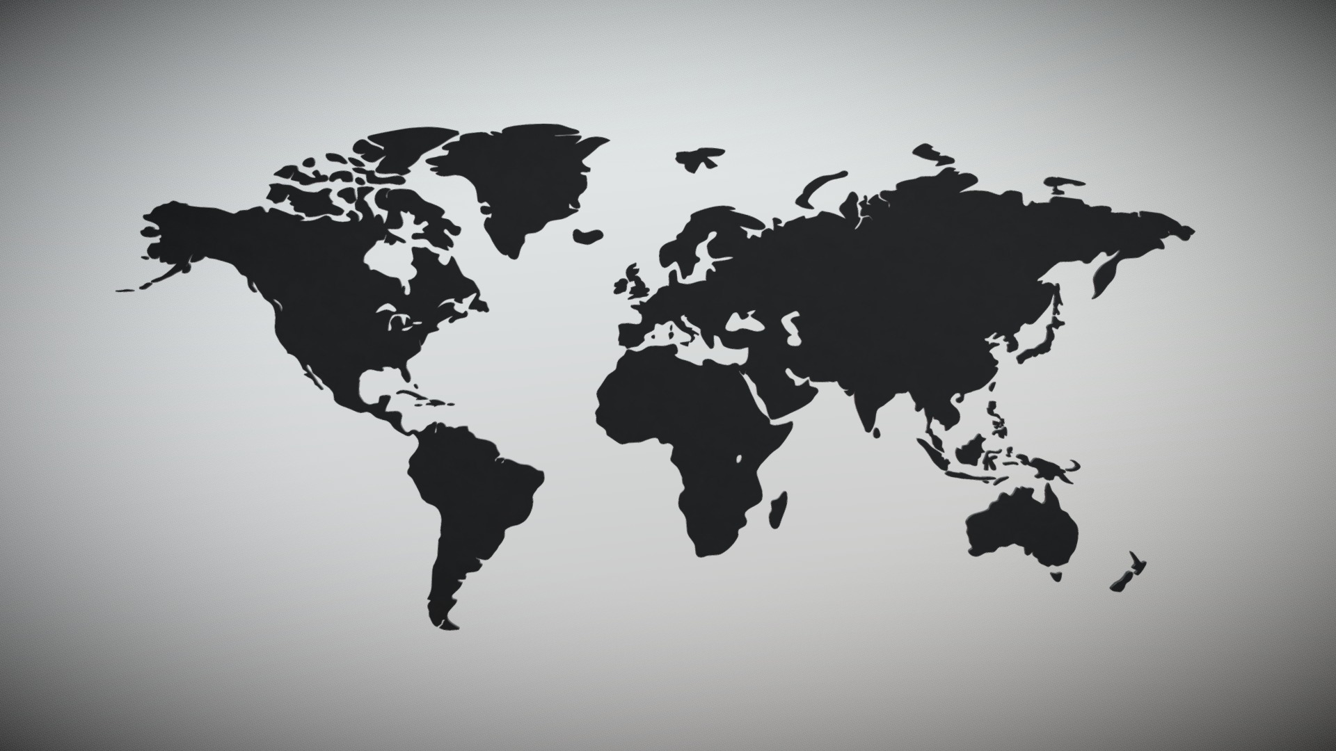 World map Silhouette | Fab