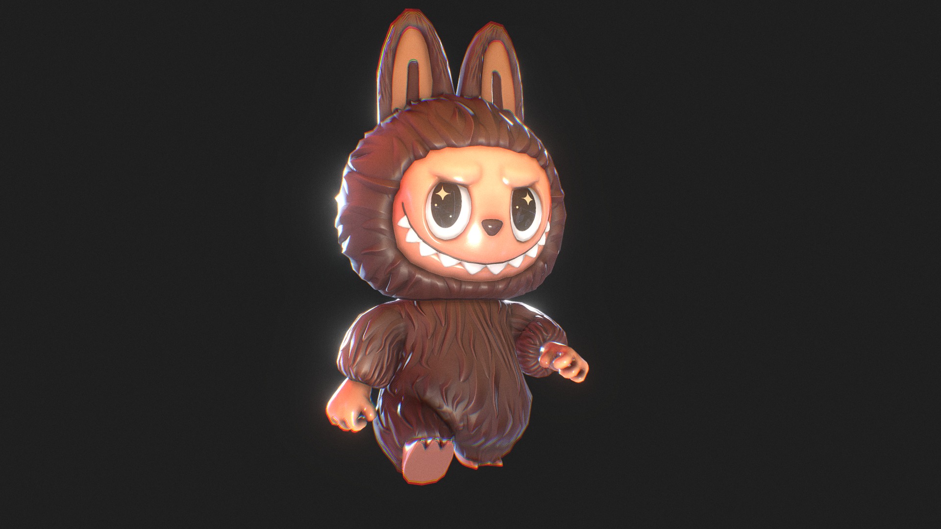 Labubu Game Ready 3D model Rigged (Roblox) | Fab