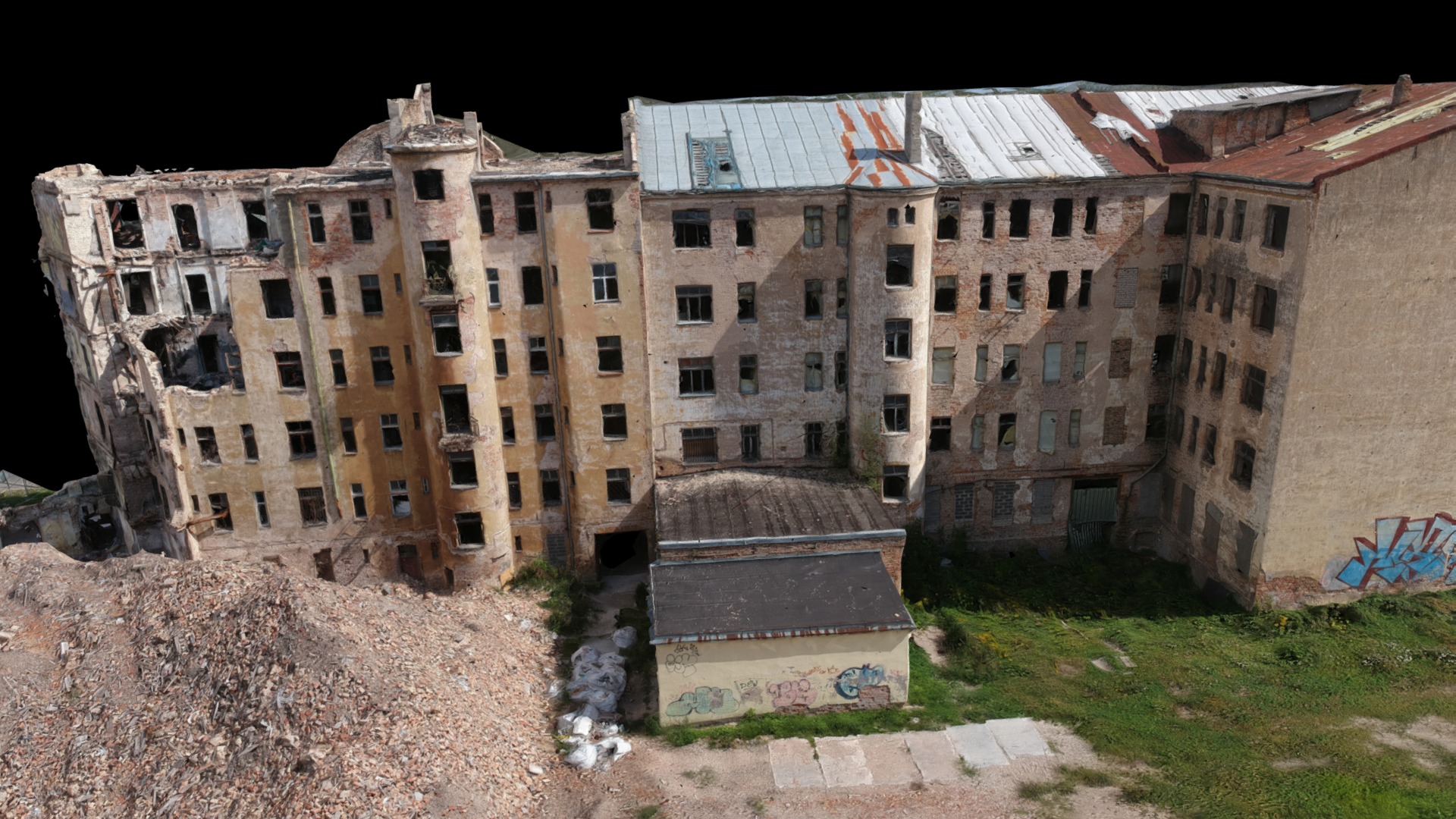 Wrecked Building | Fab