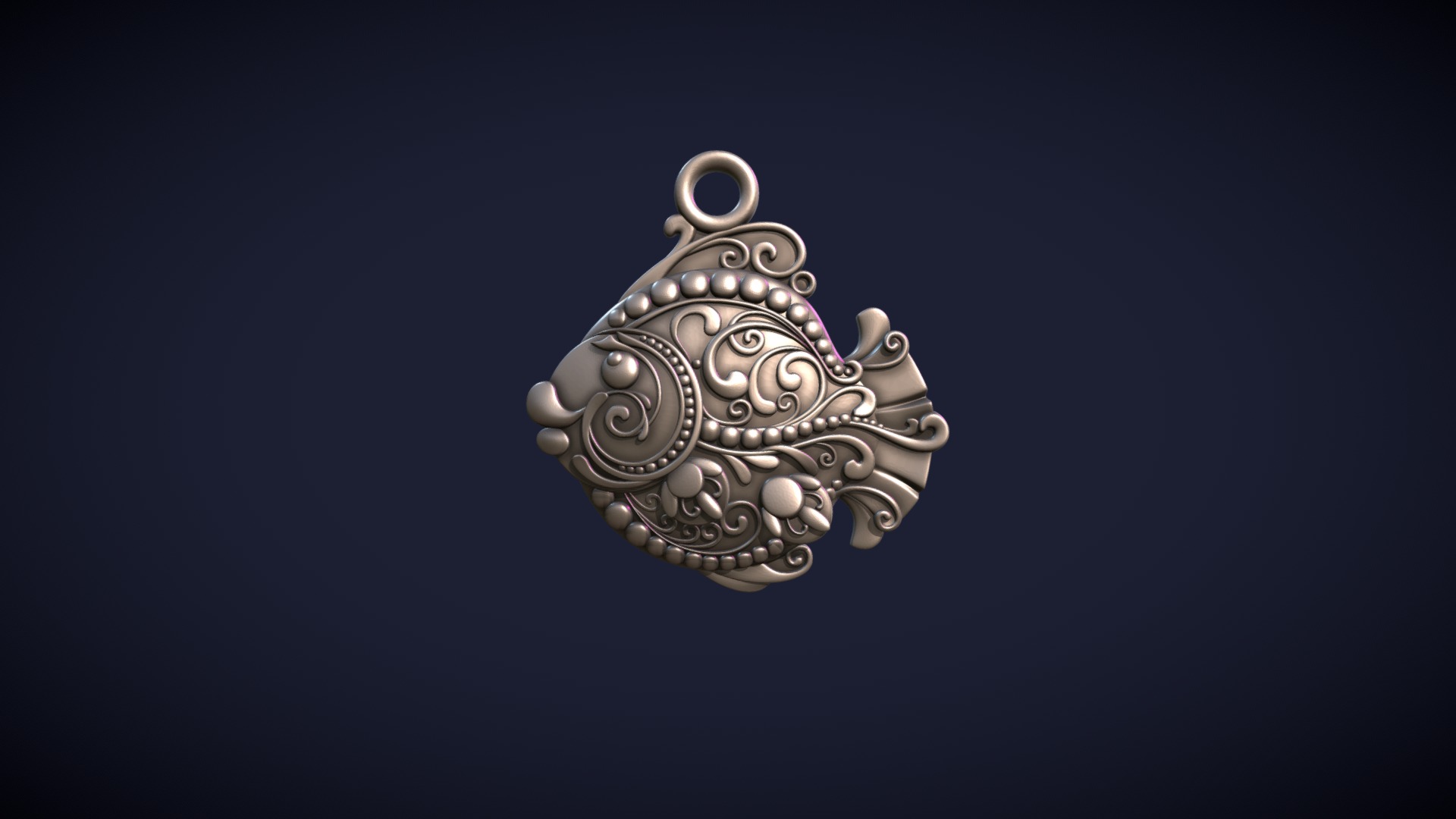 Ornate Fish Charm | Fab