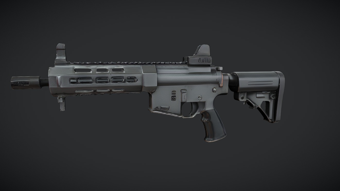 modern assault rifle | Fab