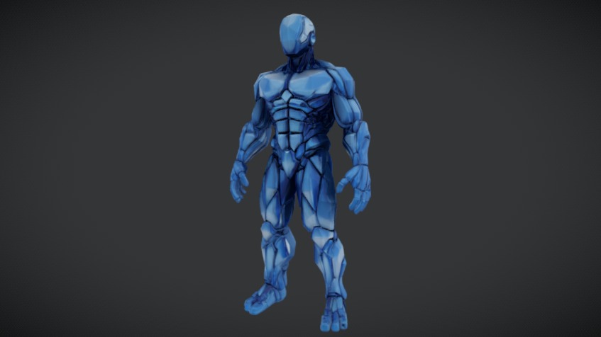Crystal Humanoid Character | Fab