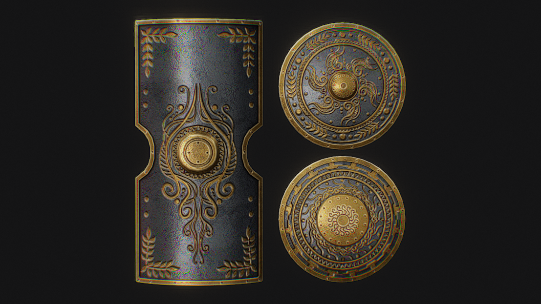 Gladiator shield pack | Fab
