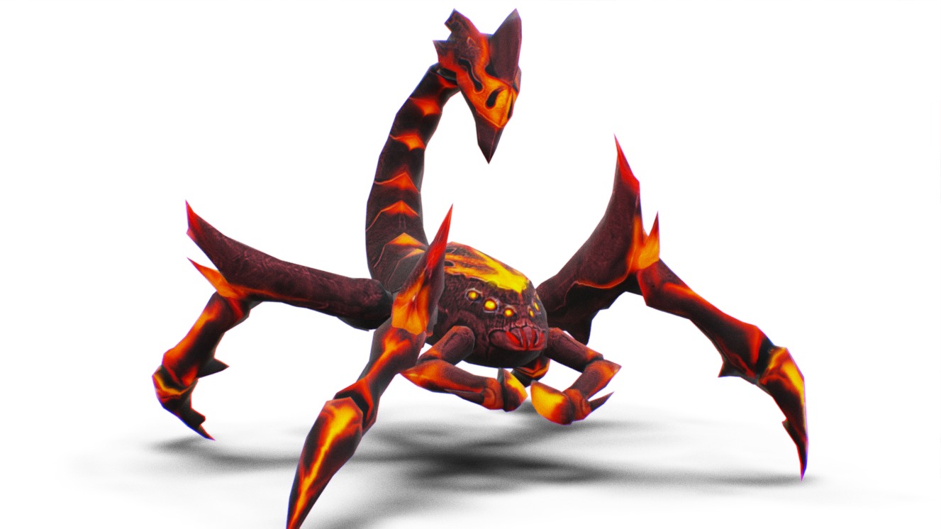 Scorpion Alien - Giant Scorpio - Spider Tarantula Red Monster | Fab