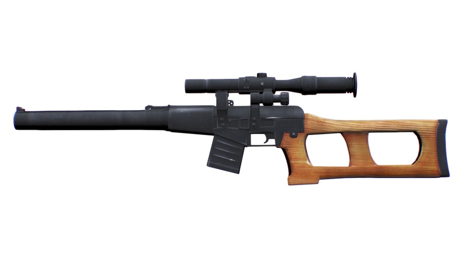 Silent Sniper Riffle Vintorez GRAU - 6P29 | Fab