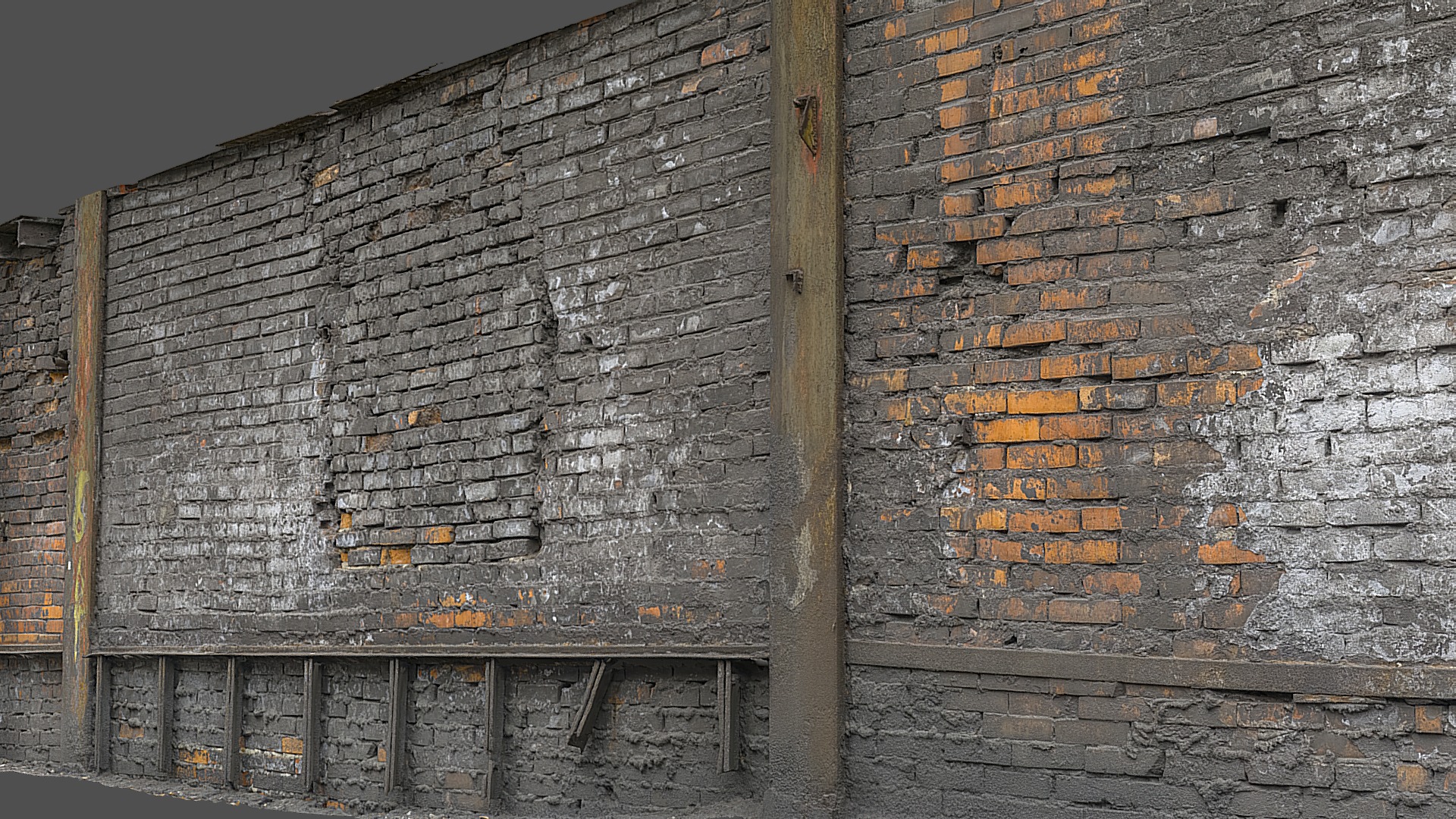 Industrial brick wall | Fab