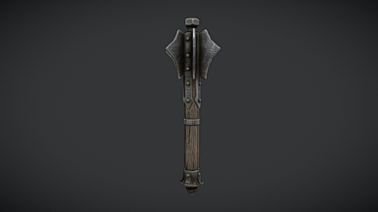 Medieval Winged Mace (4K PBR) | Fab