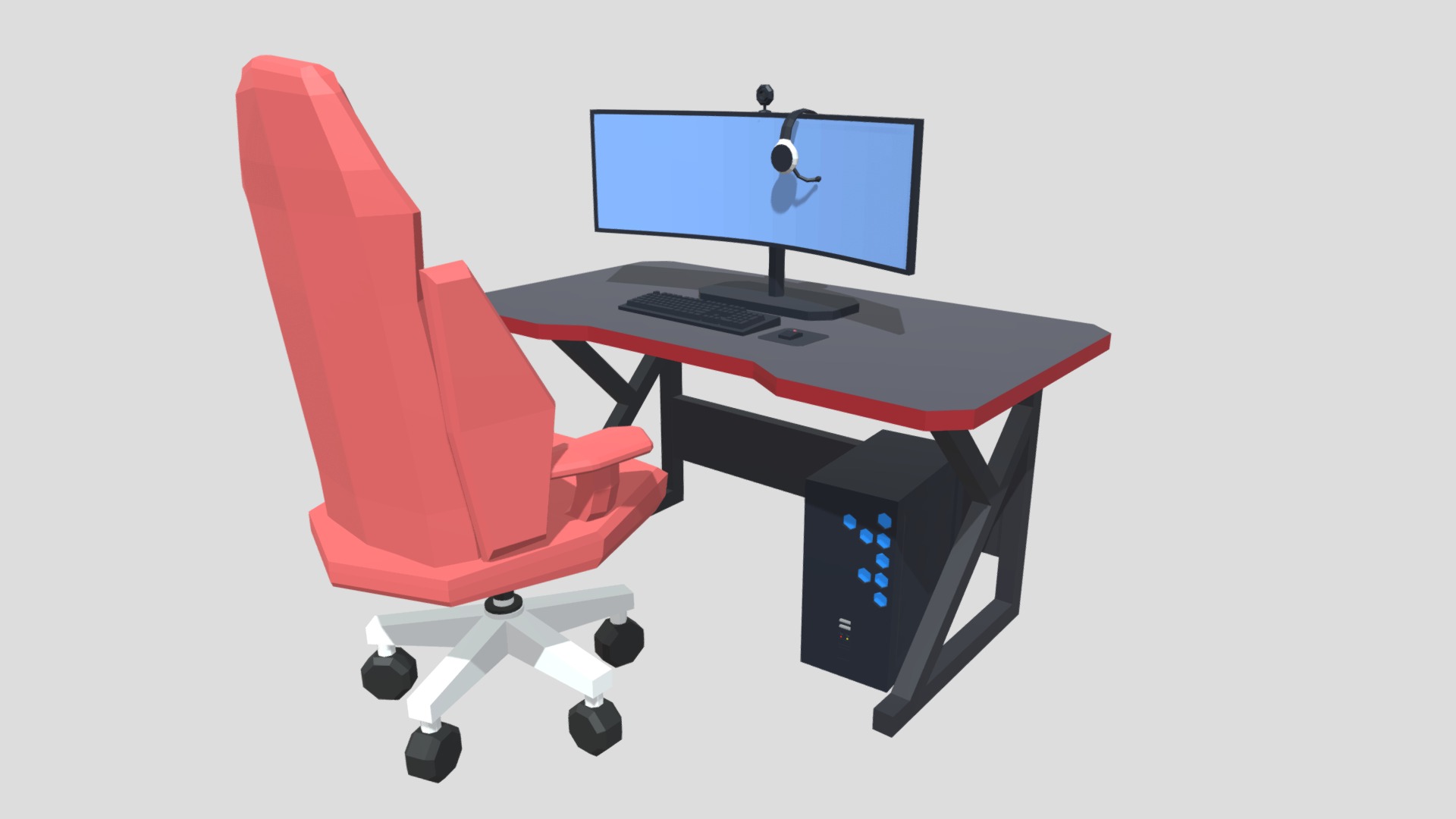 Cartoon Computer Gaming Chair | Fab